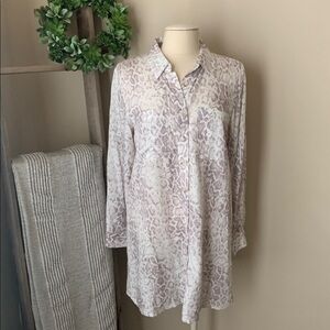 NWT Karlie snake print shirt dress
